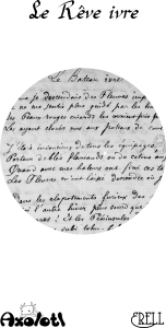 couverture montrant un manuscrit du Bateau ivre de Rimbaud
