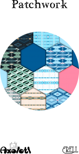 couverture représentant des hexagones avec différents motifs